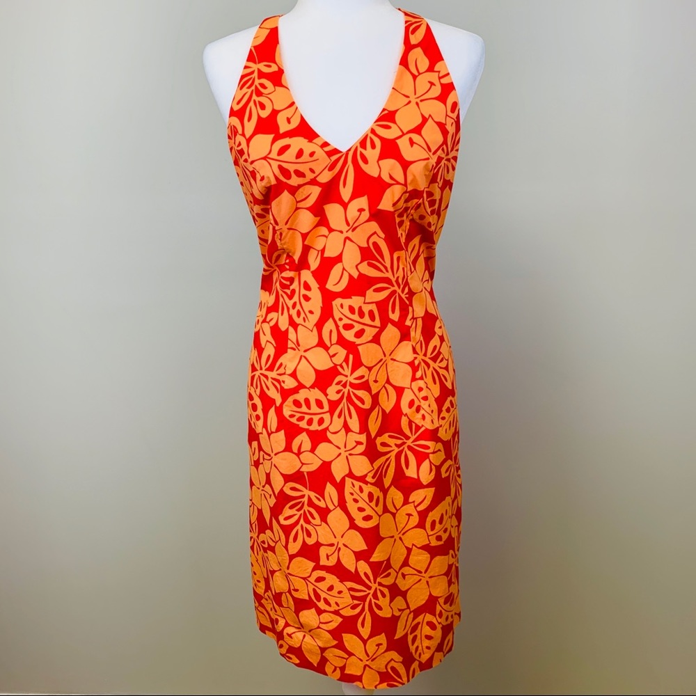Amanda Smith Hawaiian Halter Dress, Size 12
